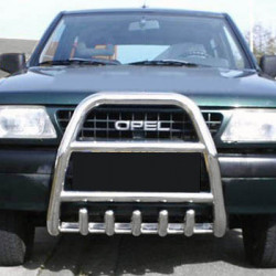 Кенгурятник QT007 (нерж.) для Opel Frontera 1991-1998