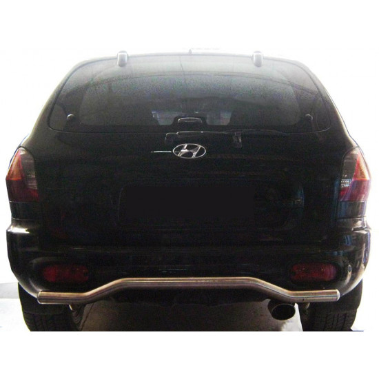 Задня дуга AK004 (нерж.) для Hyundai Santa Fe 1 2000-2006 рр