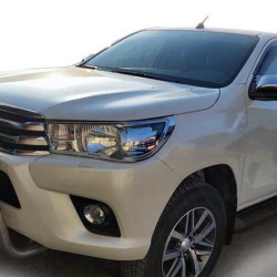 Передній захист QT007 (нерж) для Toyota Hilux 2015-2024 рр