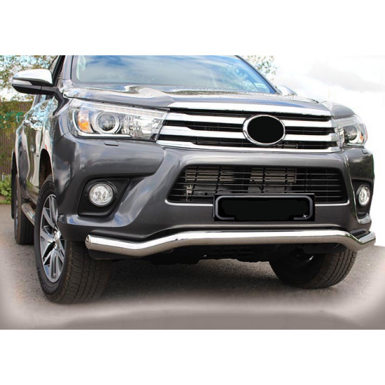 Передній захист ST007 (нерж) для Toyota Hilux 2015-2024 рр