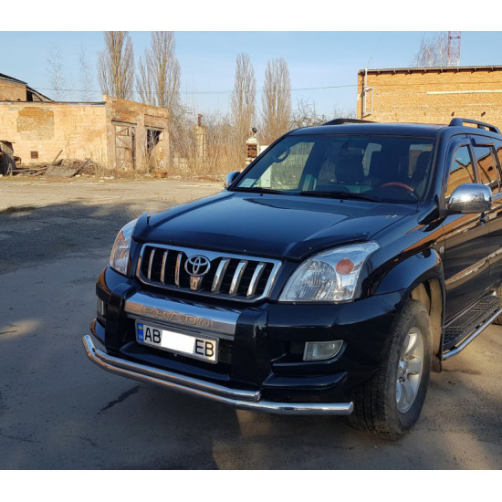 Передня дуга ST014 (нерж.) 60/42 мм для Toyota Land Cruiser Prado 120