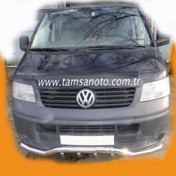 Нижня губа хвиля-гриль ST007-1 (нерж) для Volkswagen T5 Transporter 2003-2010 рр