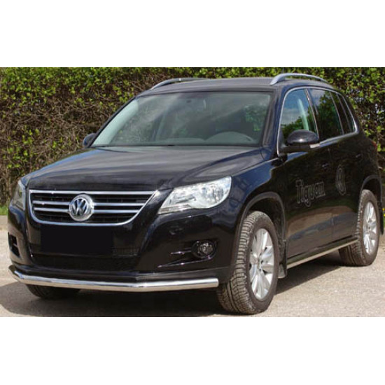 Передній захист ST008 (нерж) для Volkswagen Tiguan 2007-2016 рр