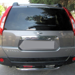 Задня скоба AK007 (2 шт., нерж.) для Nissan X-trail T31 2007-2014рр