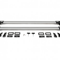 Перемички в штатні місця під ключ WingBar (2 шт) Сірий для Mercedes E-сlass W124 1984-1997 рр