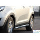 Бічні труби (2 шт., нерж.) для Kia Sportage 2010-2015 рр