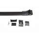 Перемички на рейлінги без ключа (2 шт) Чорний для Renault Kangoo 1998-2008 рр