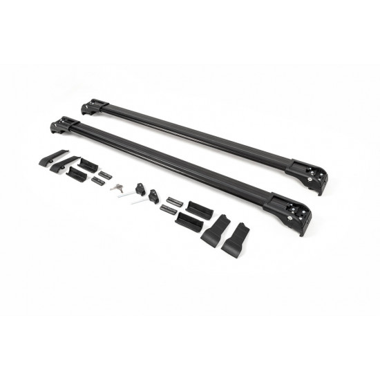 Перемички на рейлінги WingBar V2 (2 шт) Чорний для BMW 5 серія G30/31 2017-2024 рр