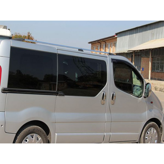 Рейлінги Хром Коротка, пластикові ніжки для Renault Trafic 2001-2015 рр