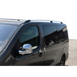 Рейлінги Хром XL база, пластикова ніжка для Citroen SpaceTourer 2017-2024 рр