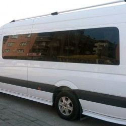 Бокові пороги Спорт (під фарбування) Довга база (L3) для Mercedes Sprinter W906 2006-2018 рр