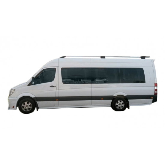 Бокові пороги Спорт (під фарбування) Довга база (L3) для Mercedes Sprinter W906 2006-2018 рр