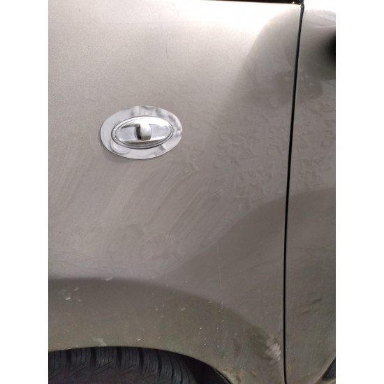 Обведення поворотника Carmos (2 шт., нерж.) для Citroen C-3 Picasso 2010-2017рр Обведення поворотника Carmos (2 шт., нерж.) для Citroen C-3 Picasso 2010-2017рр