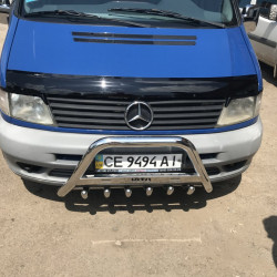 Кенгурятник WT003/4 (нерж.) без напису, 60мм для Mercedes Vito W638 1996-2003 років