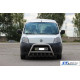 Кенгурятник WT003/004 (нерж.) з написом, 60 мм для Renault Kangoo 2008-2020 рр