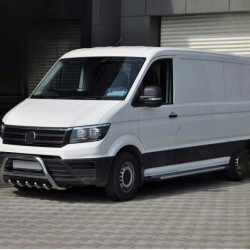 Кенгурятник WT003 (нерж) для Volkswagen Crafter 2017-2024 рр