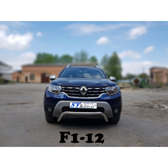 Кенгурятник WT007 (нерж.) для Dacia Duster 2018-2024 рр