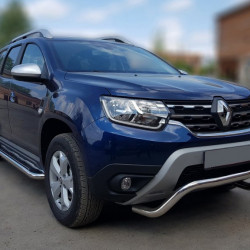 Кенгурятник WT007 (нерж.) для Renault Duster 2018-2024 рр