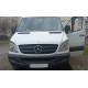 Вії Прямі (чорні, ABS, 2006-2013) чорний глянець для Mercedes Sprinter W906 рр