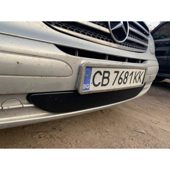 Зимова накладка на бампер (2004-2010) Матова для Mercedes Vito W639 рр