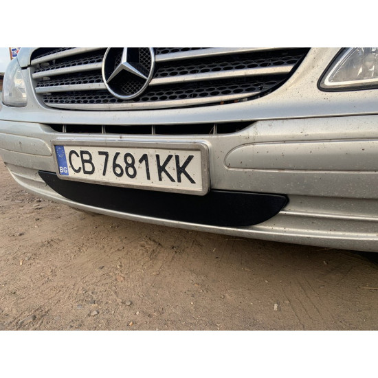 Зимова накладка на бампер (2004-2010) Матова для Mercedes Vito W639 рр