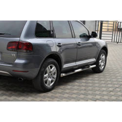 Бічні труби (2 шт., нерж) для Volkswagen Touareg 2002-2010 рр