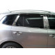 Молдинг дверних стійок (6 шт, нерж.) для Hyundai Santa Fe 2 2006-2012рр