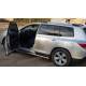 Бокові пороги Premium (2 шт., нерж.) Ø60 для Toyota Highlander 2008-2013 рр