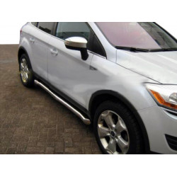 Бічні труби (2 шт., Нерж.) для Ford Kuga 2008-2013 рр
