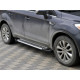 Бокові пороги Allmond Grey (2 шт., алюм.) для Ford Kuga 2008-2013 рр