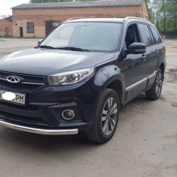 Передняя захист ST008 (нерж) для Chery Tiggo 3