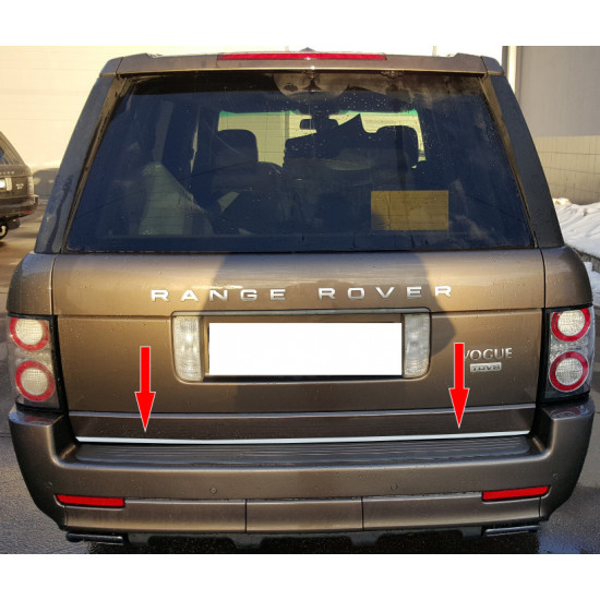 Кромка багажника (нерж.) для Range Rover III L322 2002-2012 рр