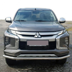 Передній захист ST008 (нерж) для Mitsubishi L200 2015-2024 рр