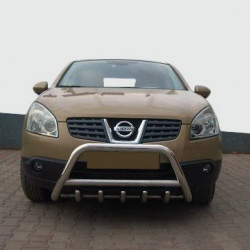 Кенгурятник WT003 (нерж.) 60 мм для Nissan Qashqai 2007-2010 рр