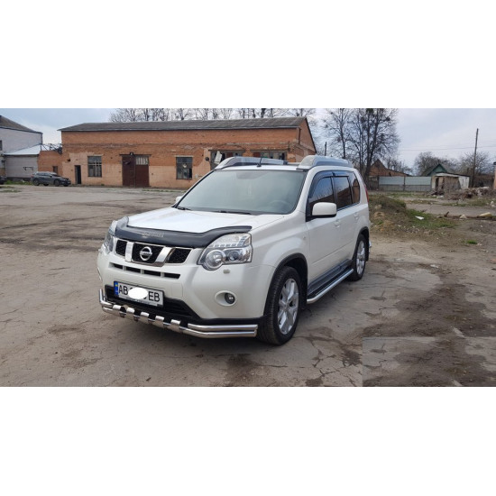 Передній захист ST015 (нерж.) для Nissan X-trail T31 2007-2014рр