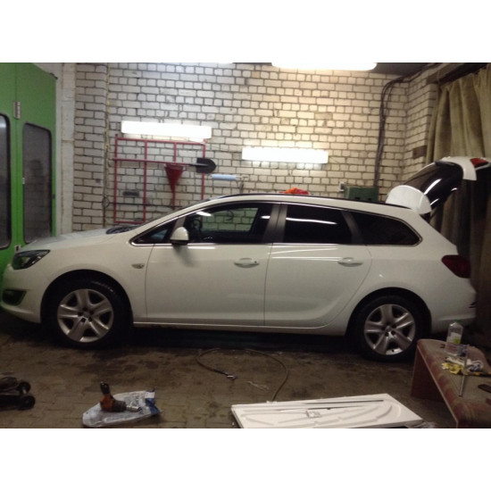 Повна окантовка стекол (Sport Tourer, 12 шт, нерж) для Opel Astra J 2010-2024 рр