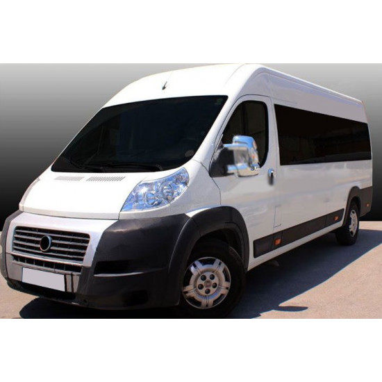 Накладки на дзеркала (2 шт, пласт) для Peugeot Boxer 2006-2024 та рр