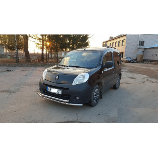 Передній захист ST014 (нерж.) d60/42 для Renault Kangoo 2008-2020 рр