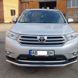 Передній захист ST014 (нерж.) d60/42 для Toyota Highlander 2008-2013 рр