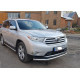 Передній захист ST014 (нерж.) d60/42 для Toyota Highlander 2008-2013 рр