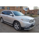 Передній захист ST014 (нерж.) d60/42 для Toyota Highlander 2008-2013 рр