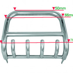 Кенгурятник QT006 (нерж.) для Kia Sorento 2002-2009 рр