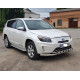 Бокові пороги Premium (2 шт., нерж) 60 мм для Toyota Rav 4 2006-2013 років