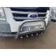 Кенгурятник WT004 (нерж) для Ford Transit 2000-2014 рр