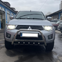 Кенгурятник WT004 (нерж) для Mitsubishi L200 2006-2015 рр