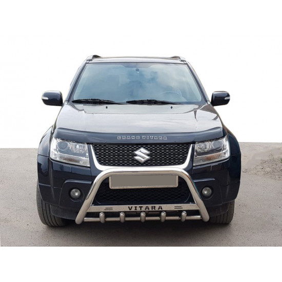 Кенгурятник WT004 (нерж) для Suzuki Grand Vitara 2005-2017 рр Кенгурятник WT004 (нерж) для Suzuki Grand Vitara 2005-2017 рр