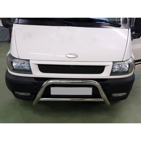 Кенгурятник WT006 (нерж) для Ford Transit 2000-2014 рр