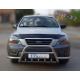 Кенгурятник з вусами WT003 (нерж.) для Kia Sorento 2002-2009 рр