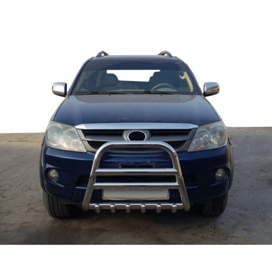 Кенгурятник F12-11 (нерж) для Toyota Fortuner 2006-2015 рр