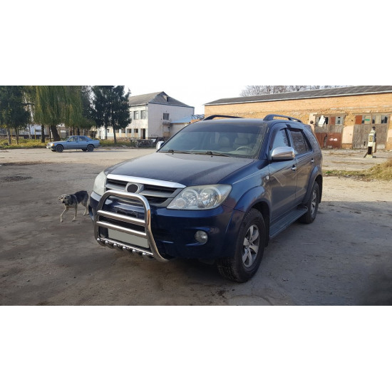 Кенгурятник F12-11 (нерж) для Toyota Fortuner 2006-2015 рр